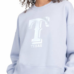 Texas Rangers Starter Women's Pastels Boxy Fleece Sweatshirt Lifestyle