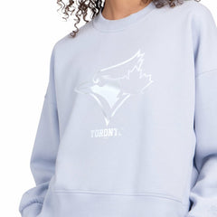 Toronto Blue Jays Starter Women's Pastels Boxy Fleece Sweatshirt Lifestyle
