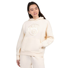 Milwaukee Brewers Starter Women's Pastel Relaxed Hoodie Clearance