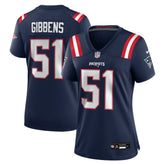 Jack Gibbens New England Patriots Women's Team Game Jersey Navy - Nike