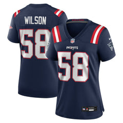 Jared Wilson New England Patriots Women's Team Game Jersey Navy - Nike