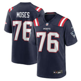 Morgan Moses New England Patriots Team Game Jersey Navy - Nike