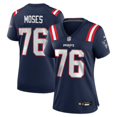 Morgan Moses New England Patriots Women's Team Game Jersey Navy - Nike