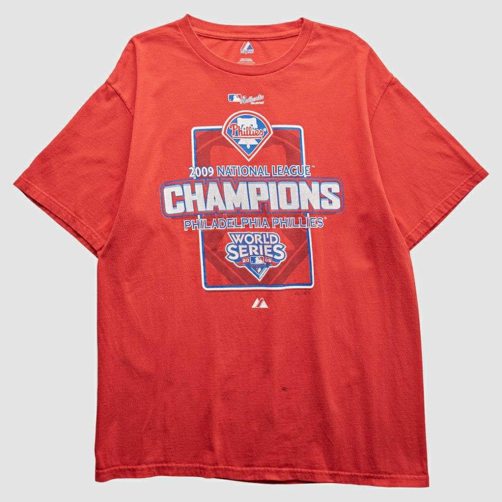 Philadelphia Phillies Majestic 2009 T-Shirt Clearance