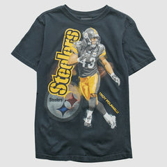 Pittsburgh Steelers Reebok 2000s T-Shirt Black Vintage - Fanatics