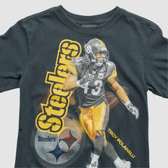 Pittsburgh Steelers Reebok 2000s T-Shirt Black Vintage - Fanatics