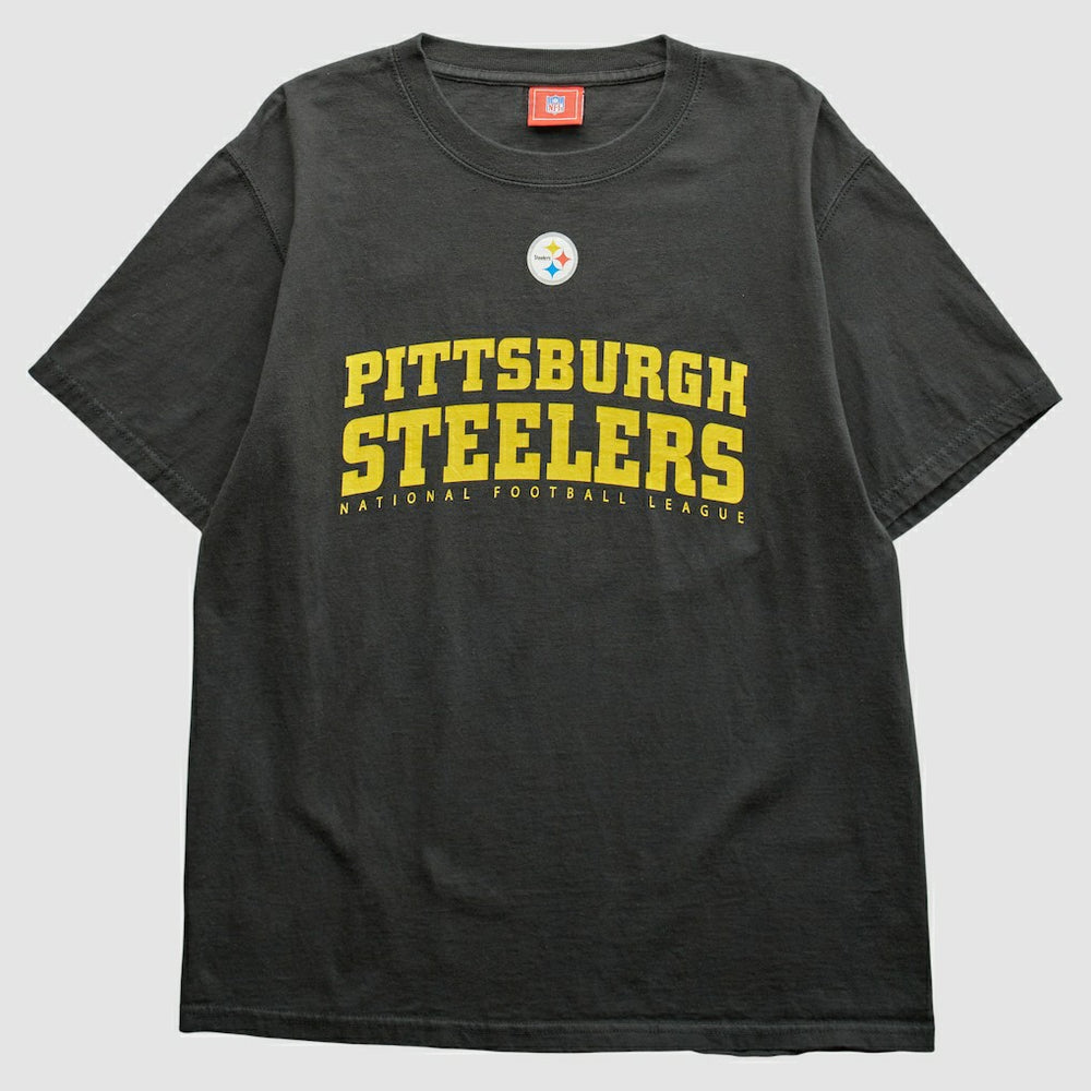 Pittsburgh Steelers NFL 2000s T-Shirt Black Vintage - Fanatics