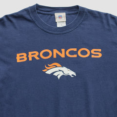 Denver Broncos NFL 2000s T-Shirt Navy Vintage - Fanatics
