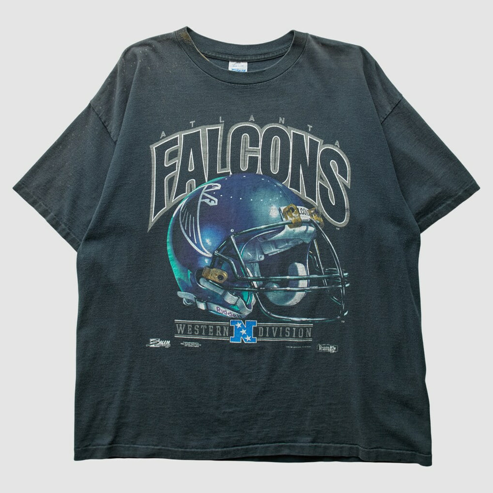 Atlanta Falconsm 1991 T-Shirt Black Vintage - Fanatics