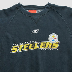 Pittsburgh Steelers Reebok 2000s Pullover Sweatshirt Black Vintage - Fanatics