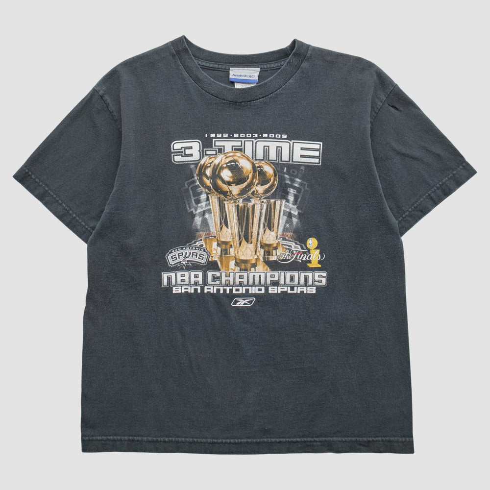 Vintage - San Antonio Spurs Reebok 2005 T-Shirt - Gray Vintage