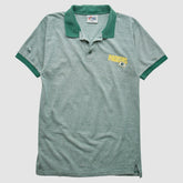 Green Bay Packers Majestic 90s Polo Heather Gray Vintage - Fanatics