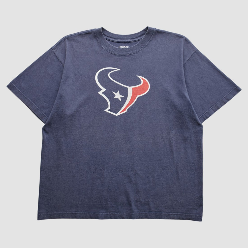 Houston Texans Reebok 2000s T-Shirt Navy Vintage - Fanatics