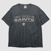 New Orleans Saints Dynasty 2000s T-Shirt Black Vintage - Fanatics