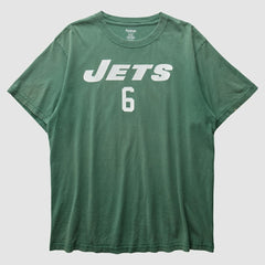 New York Jets Reebok 2009 T-Shirt Green Vintage - Fanatics