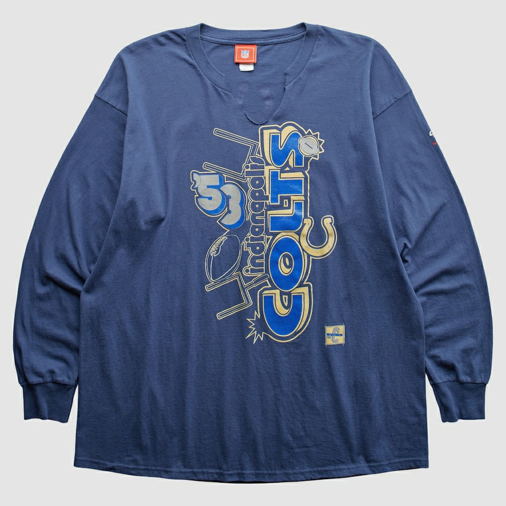 Indianapolis Colts NFL 2000s T-Shirt Blue Vintage - Fanatics