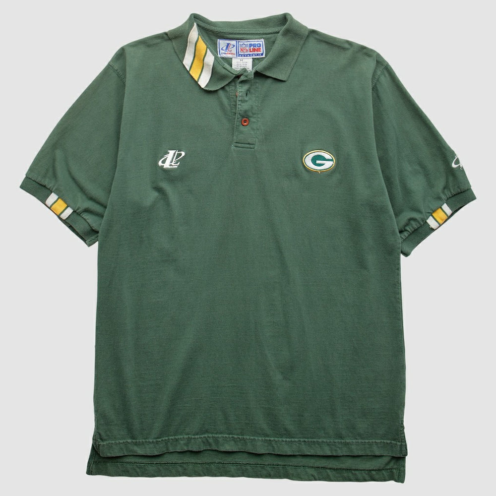 Green Bay Packers Logo Athletic 90s T-Shirt Green Vintage - Fanatics