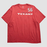 Houston Texans Reebok 2000s T-Shirt Red Vintage - Fanatics