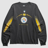 Pittsburgh Steelers Reebok 2000s T-Shirt Black Vintage - Fanatics