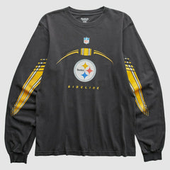 Pittsburgh Steelers Reebok 2000s T-Shirt Black Vintage - Fanatics