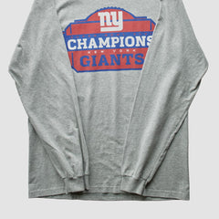New York Giants Reebok 2012 T-Shirt Gray Vintage - Fanatics