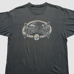 Pittsburgh Steelers 90s T-Shirt Gray Vintage - Fanatics