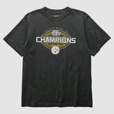 Pittsburgh Steelers Reebok 2006 T-Shirt Black Vintage - Fanatics