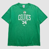 Vintage - Boston Celtics Majestic 2000s T-Shirt - Green Vintage