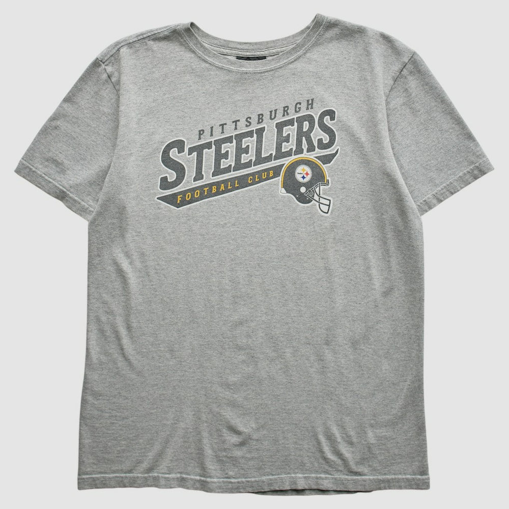 Pittsburgh Steelers Reebok 2000s T-Shirt Gray Vintage - Fanatics