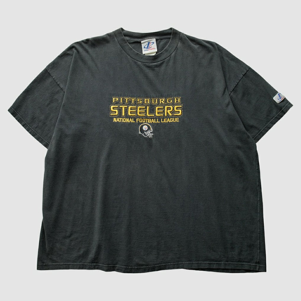 Pittsburgh Steelers Logo Athletic 2000s T-Shirt Black Vintage - Fanatics