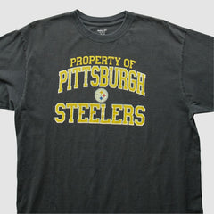 Pittsburgh Steelers Reebok 2000s T-Shirt Black Vintage - Fanatics