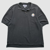 Pittsburgh Steelers Starter 90s Polo Black Vintage - Fanatics