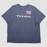 Houston Texans Reebok 2000s T-Shirt Navy Vintage - Fanatics