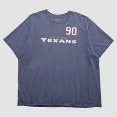 Houston Texans Reebok 2000s T-Shirt Navy Vintage - Fanatics