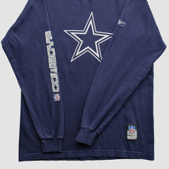 Dallas Cowboys Reebok 2000s T-Shirt Navy Vintage - Fanatics