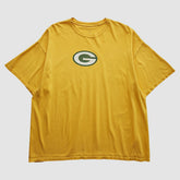 Green Bay Packers Reebok 2000s T-Shirt Yellow Vintage - Fanatics