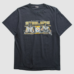 Pittsburgh Steelers 2000s T-Shirt Black Vintage - Fanatics