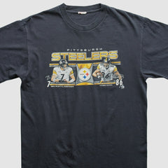 Pittsburgh Steelers 2000s T-Shirt Black Vintage - Fanatics