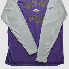 Baltimore Ravens Reebok 2000s T-Shirt Purple Vintage - Fanatics