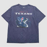 Houston Texans Reebok 2000s T-Shirt Navy Vintage - Fanatics