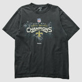 New Orleans Saints Reebok 2009 T-Shirt Black Vintage - Fanatics