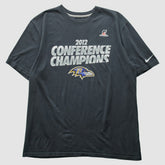 Baltimore Ravens 2012 T-Shirt Navy Vintage - Fanatics