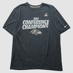 Baltimore Ravens 2012 T-Shirt Navy Vintage - Fanatics