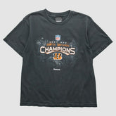 Cincinnati Bengals Reebok 2009 T-Shirt Black Vintage - Fanatics