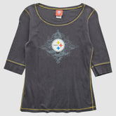 Pittsburgh Steelers NFL 2000s T-Shirt Gray Vintage - Fanatics
