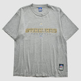 Pittsburgh Steelers Reebok 2000s T-Shirt Gray Vintage - Fanatics