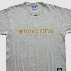 Pittsburgh Steelers Reebok 2000s T-Shirt Gray Vintage - Fanatics