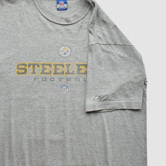 Pittsburgh Steelers Reebok 2000s T-Shirt Gray Vintage - Fanatics