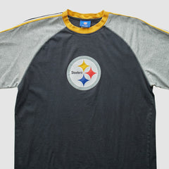 Pittsburgh Steelers Reebok 2000s T-Shirt Black Vintage - Fanatics