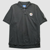 Pittsburgh Steelers Starter 2000s Polo Black Vintage - Fanatics